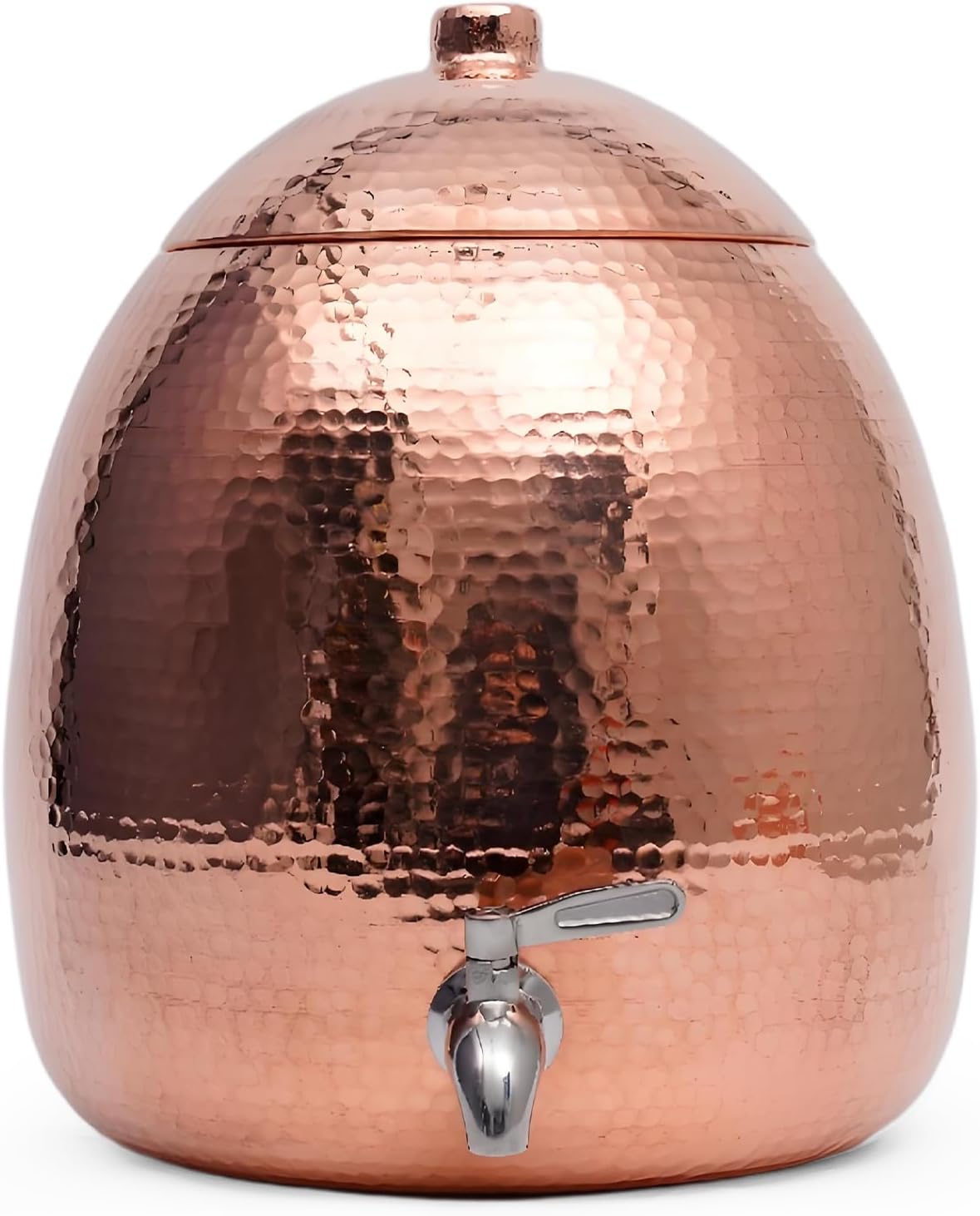 2.5 Gallon Hand-Hammered 100% Pure Copper Water Dispenser