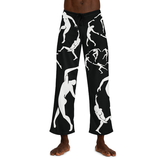SOLSTICE Matisse Men's black Pajama Pants (AOP)