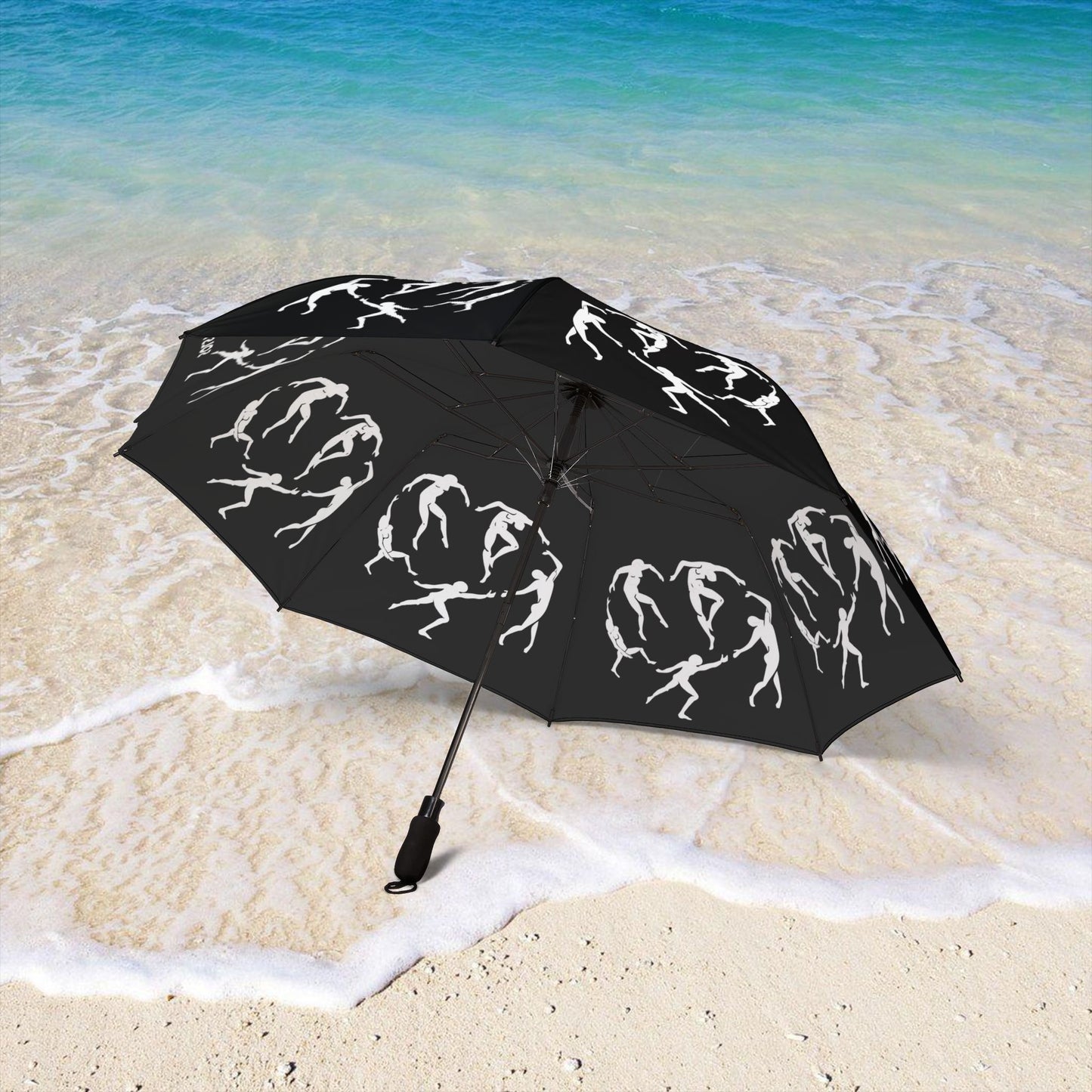 BLACK SOLSTICE DANCE Semi-Automatic Foldable Umbrella