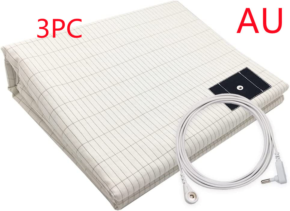 Sleep well, tangerine dreams with  Grounding Silver Cotton Bed Sheet Grounding Mat Anti-static Bed Sheet