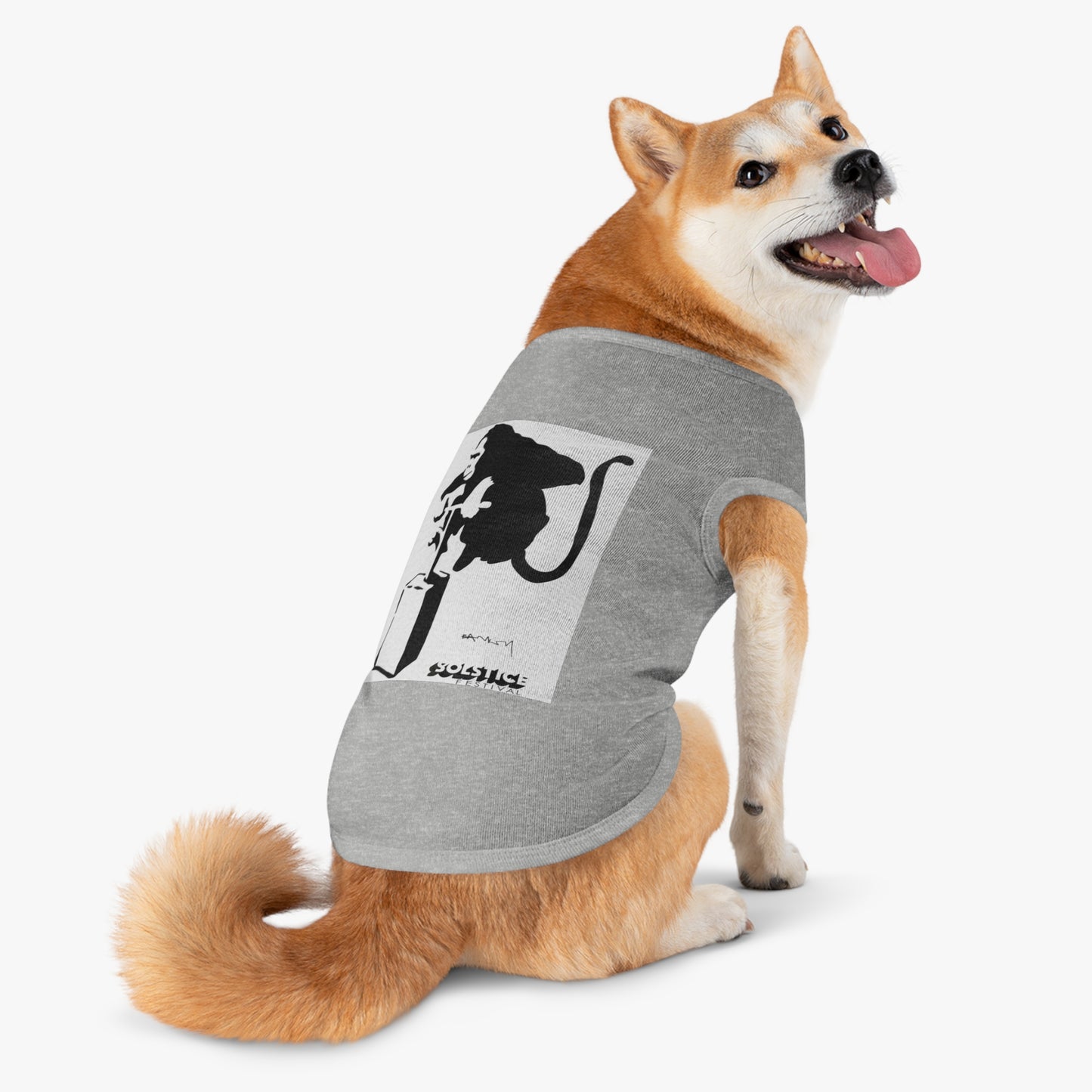 BANSKI MONKEI explode SOLSTICE FESTIVAL Pet Tank Top