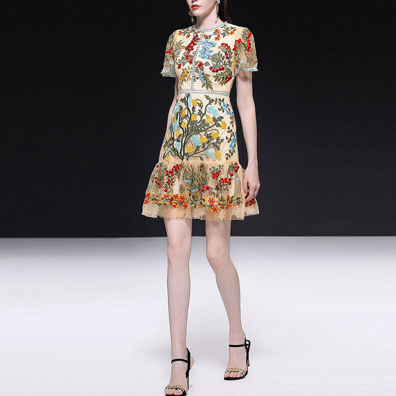 Luxury Style Embroidered dress