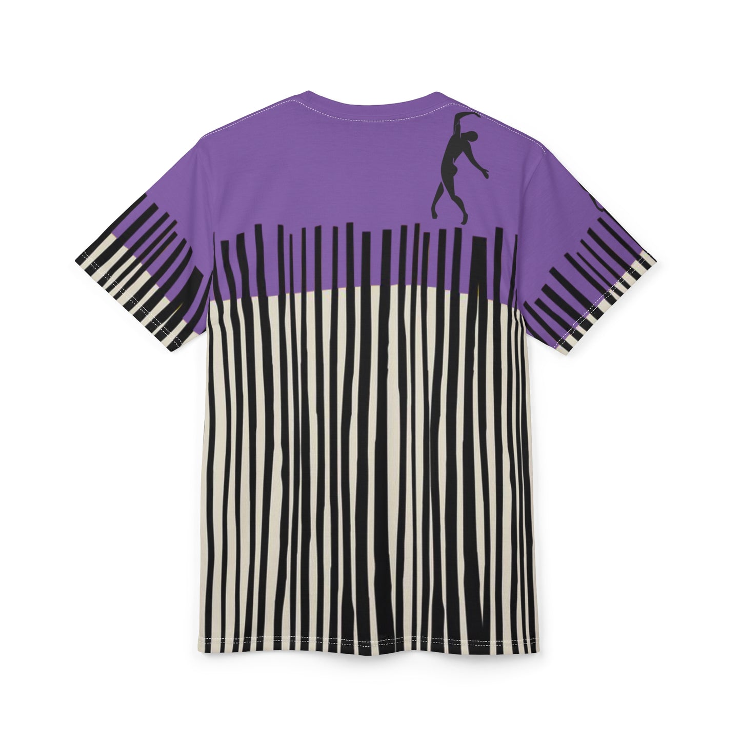 SOLSTICE Bamboo Unisex light purple Cut & Sew Tee (AOP)