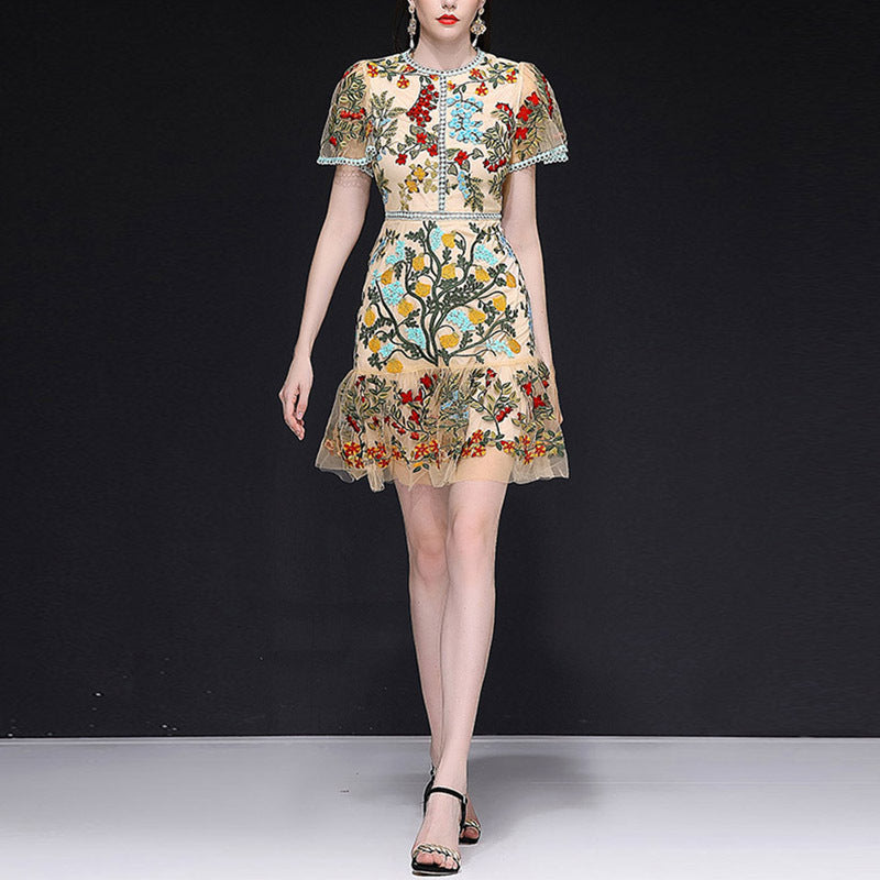 Luxury Style Embroidered dress