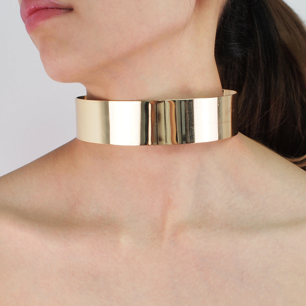 Choker Collar Alloy Women