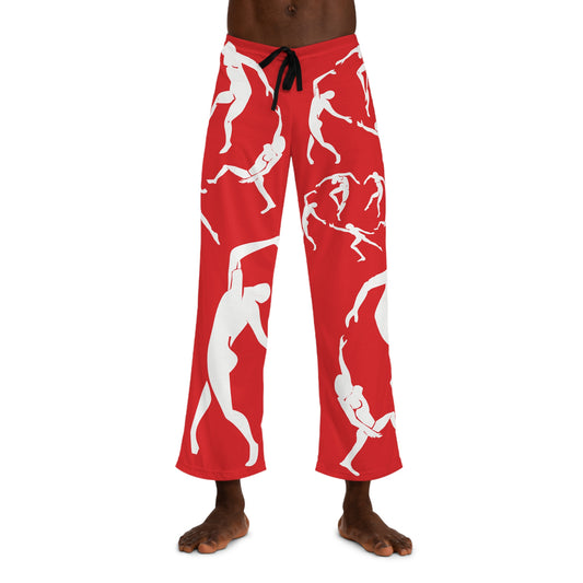 SOLSTICE Matisse Men's Red Pajama Pants (AOP)