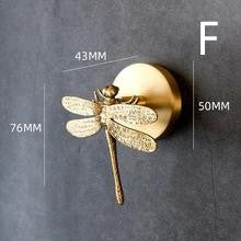 Retro Copper Punch-Free Animal Hook/ Nordic Light Luxury