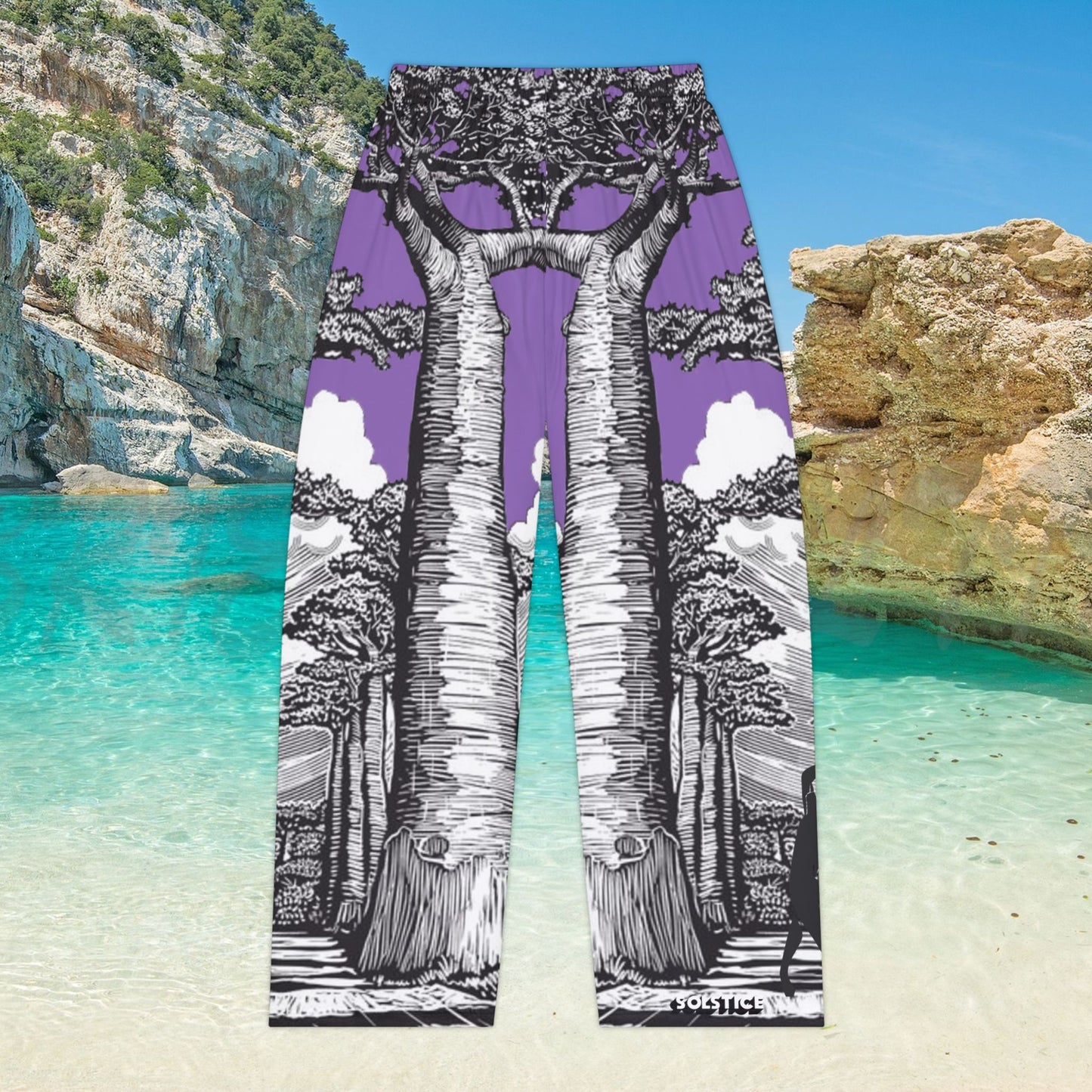 BAOBAB Pajama Pants Light purple (AOP)