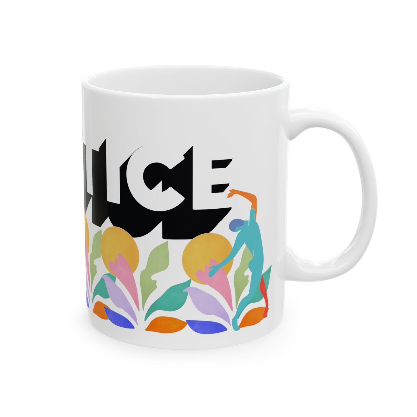 Matisse Garden Sun Ceramic Mug — Personalized Photo & Art Coffee Cup (11oz, 15oz)