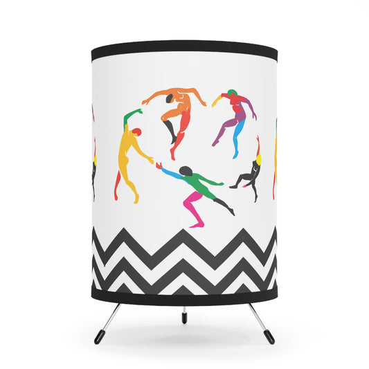 Tripod Lamp SOLSTICE with High-Res Printed Shade, US\CA plug