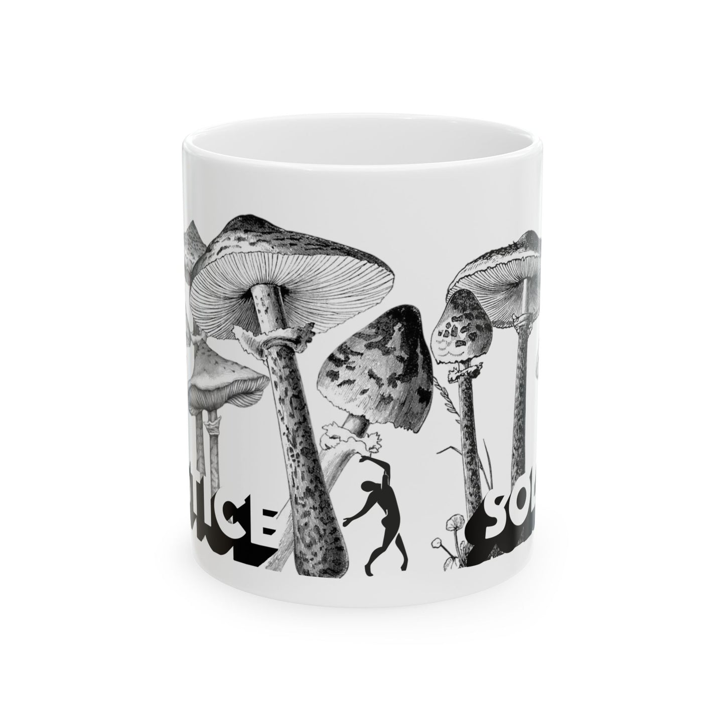 Solstice Mushrooms Ceramic Mug —  (11oz, 15oz)