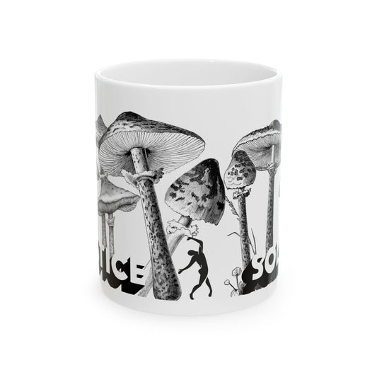 Solstice Mushrooms Ceramic Mug —  (11oz, 15oz)