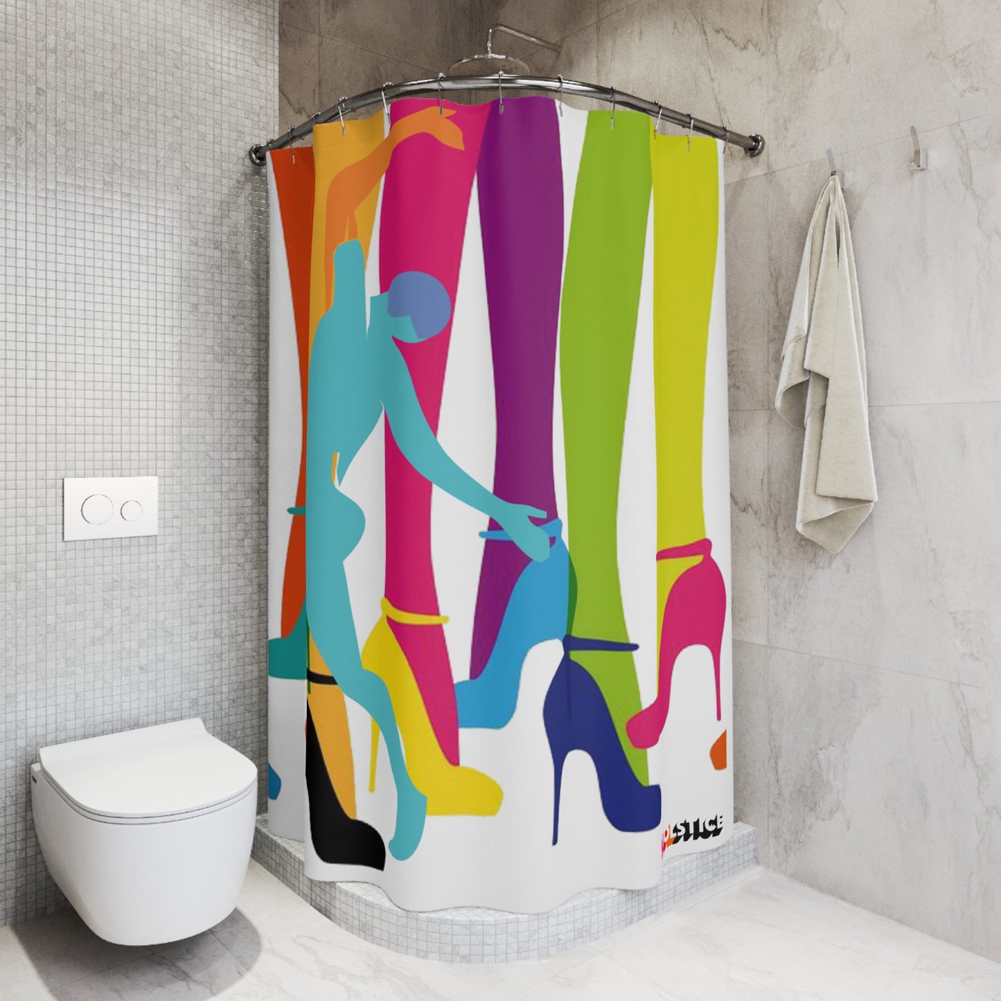 SOLSTICE Legs Shower Curtain 5