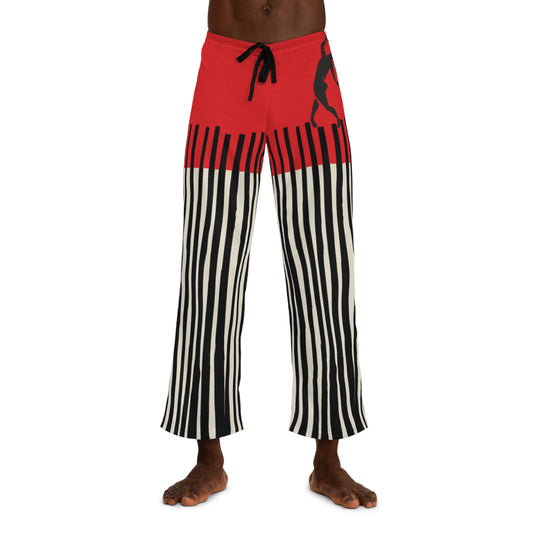 SOLSTICE Bamboo Men's Pajama Red Pants (AOP)