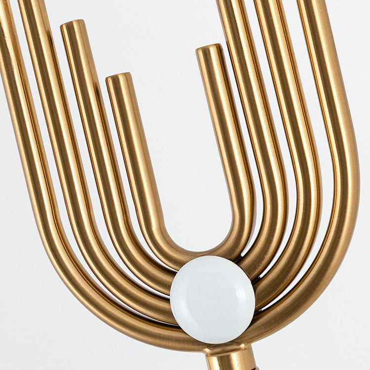 Modern Gold Vertical Reading Desk Floor Lamp