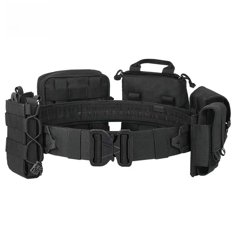 Waist Seal Eight-piece Set Quick Release Equipment Waist Bag Outdoor Patrol Multi-functional Tactical Belt Wholesale