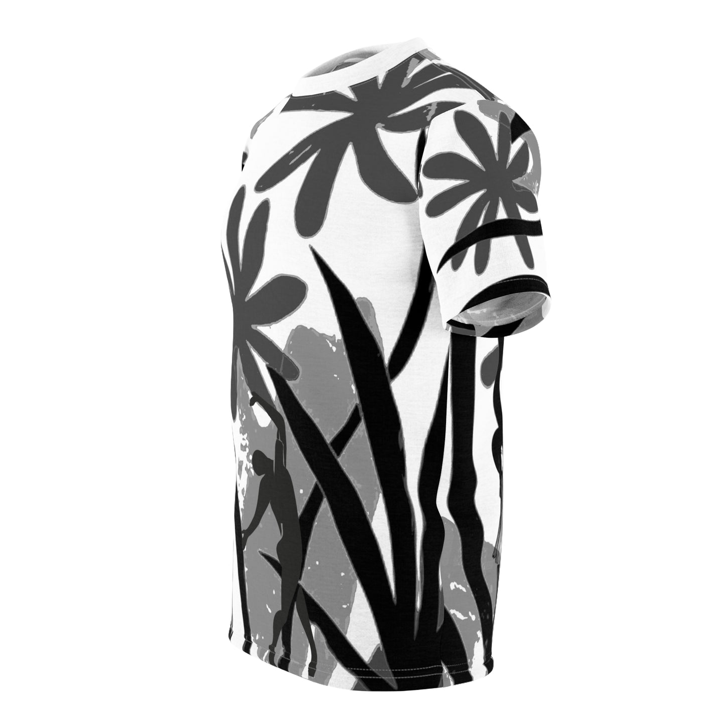 SOLSTICE Matisse Jungle Unisex white Cut & Sew Tee (AOP)