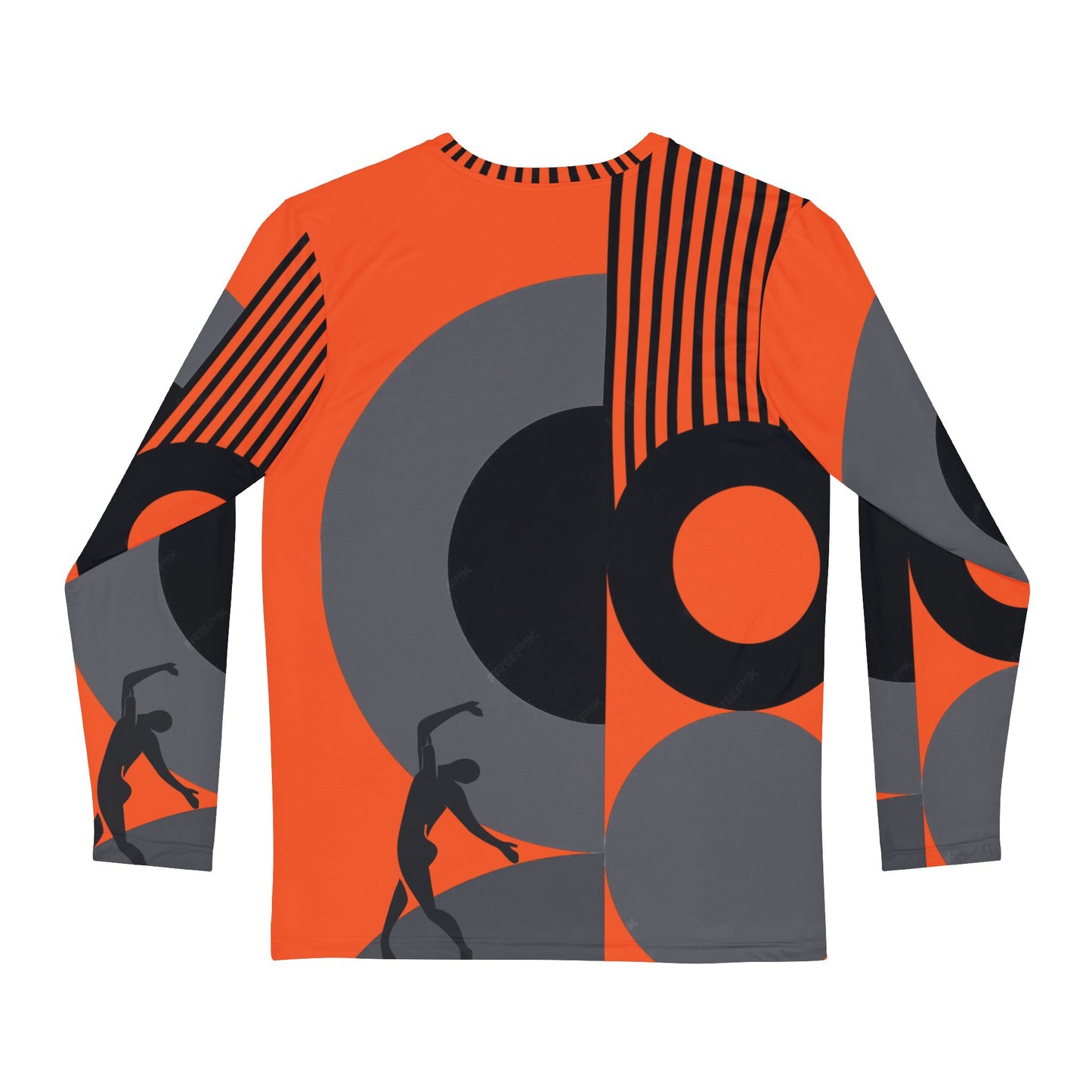 SOLSTICE BAUHAUS Long Sleeve Shirt orange (AOP)