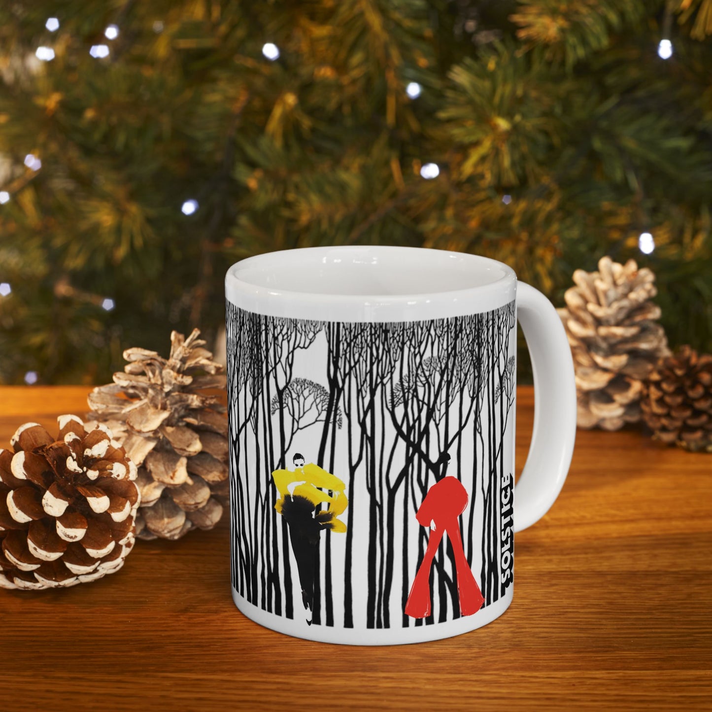 Solstice Winter Fashion Ceramic Mug —  (11oz, 15oz)