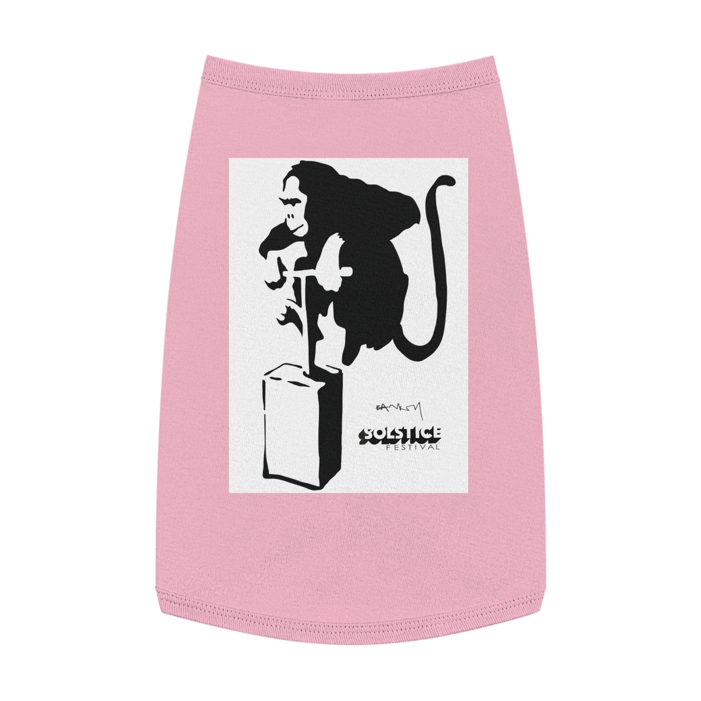 BANSKI MONKEI explode SOLSTICE FESTIVAL Pet Tank Top