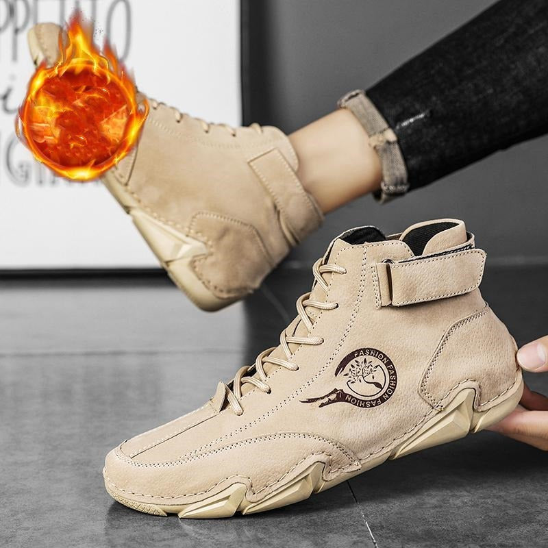 Men's Mid-top Casual Flat Cotton Solstice Style Shoes