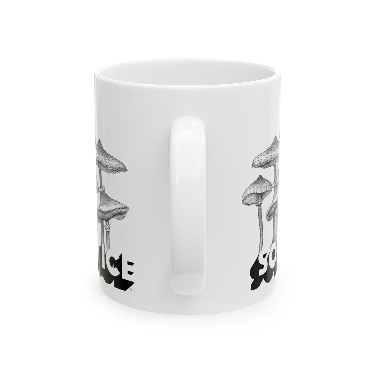 Solstice Mushrooms Ceramic Mug —  (11oz, 15oz)