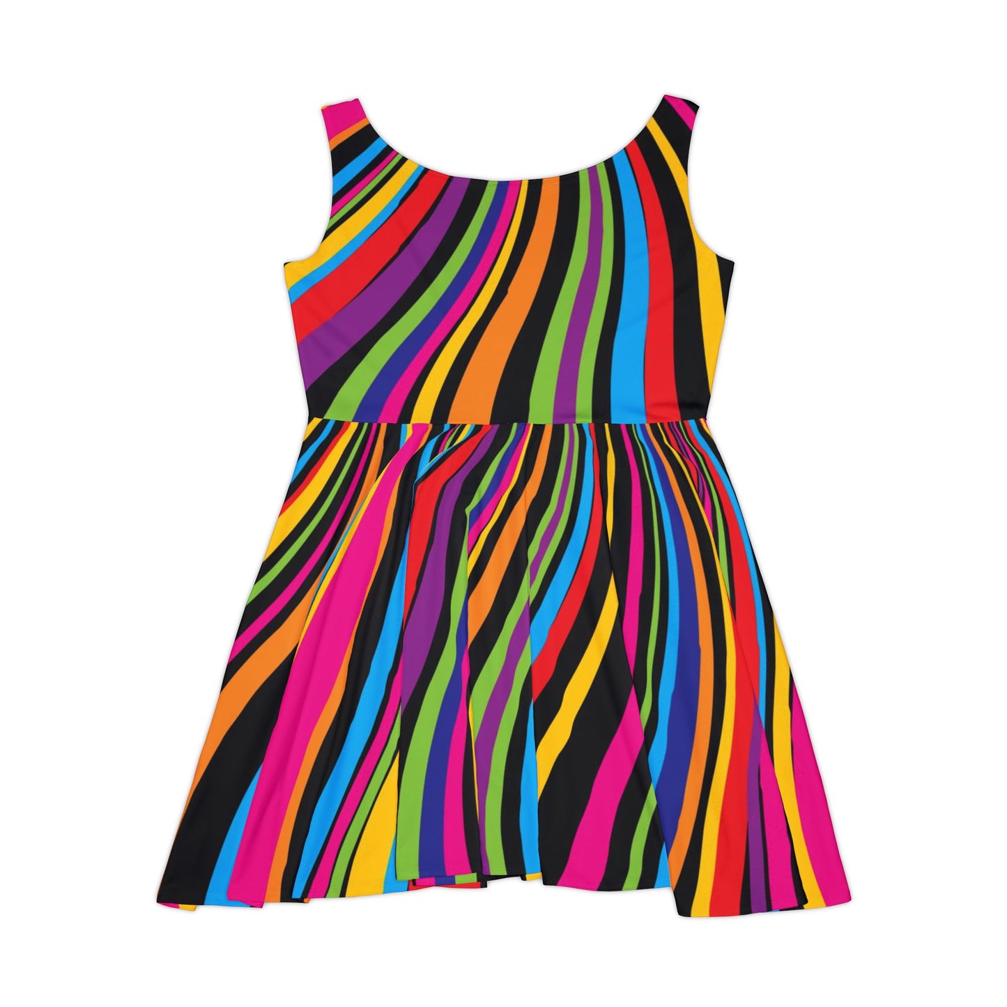 Women's Waves Skater Dress (AOP)