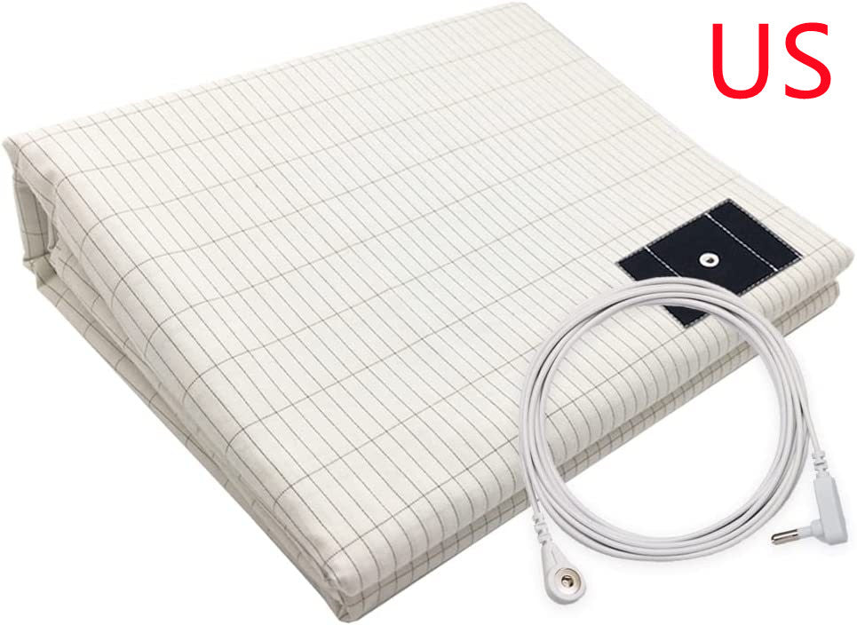 Sleep well, tangerine dreams with  Grounding Silver Cotton Bed Sheet Grounding Mat Anti-static Bed Sheet
