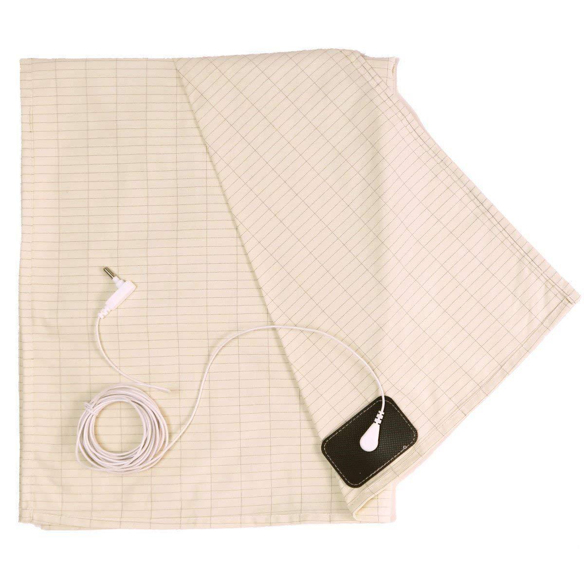 Sleep well, tangerine dreams with  Grounding Silver Cotton Bed Sheet Grounding Mat Anti-static Bed Sheet
