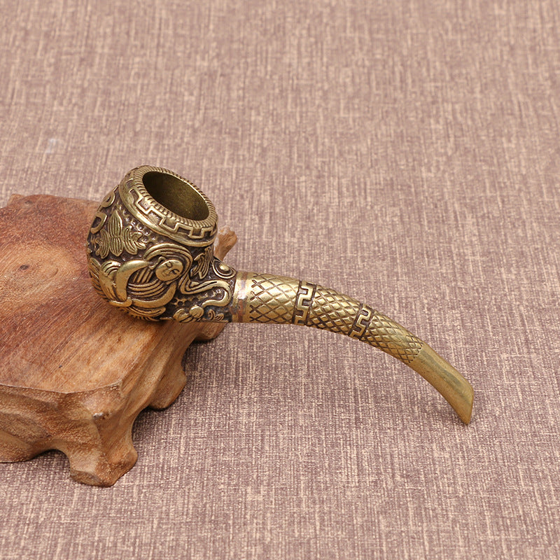 Antique Pure Copper Old-fashioned Traditional Large Copper Smoker