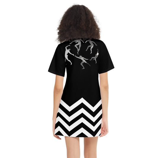Women's SOLSTICE Short-Sleeve T-Shirt Dress-Heavyweight 225g