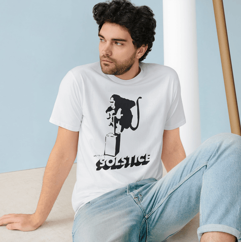 Bansky 'Monkey Exploding SOLSTICE FEST Dynamite' Organic T-Shirt —