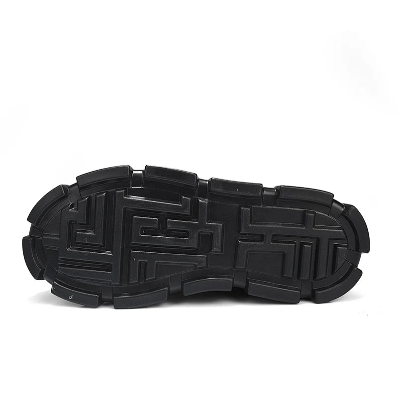 2023 Men's Sports Sneakers with Custom Designer Logo Breathable Casual Thick Sole Skateboarding Shoes for Spring Season