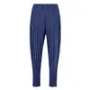 Miyake Pleated Casual Pants  Draping Feel  New Style Women's Simple Breathable  Casual Pants Large Size Harlem Pants