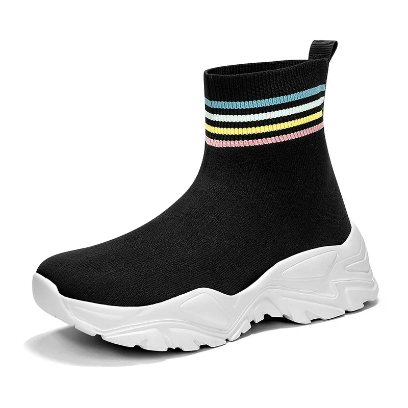 Fashion Women Casual Shoes Sock Design Sports trendy Sneakers for Ladies