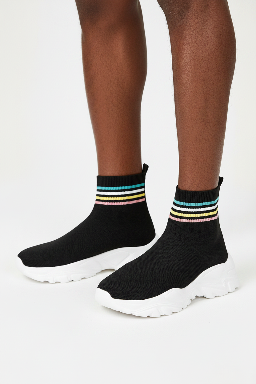 Fashion Women Casual Shoes Sock Design Sports trendy Sneakers for Ladies