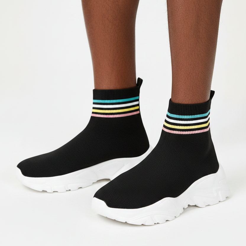Fashion Women Casual Shoes Sock Design Sports trendy Sneakers for Ladies