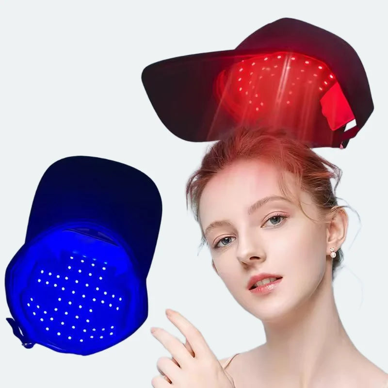 Professional Tech Laser Helmet for Dense Hair Nourishing 56 Electronic Diode Lamp Infrared Charging Violet Cap