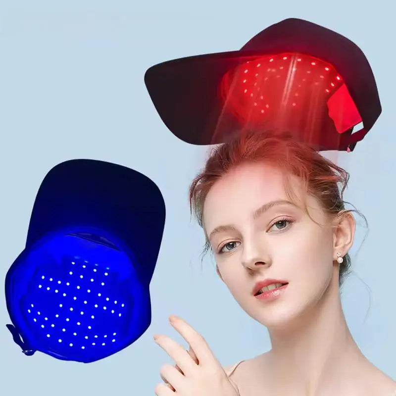 Professional Tech Laser Helmet for Dense Hair Nourishing 56 Electronic Diode Lamp Infrared Charging Violet Cap