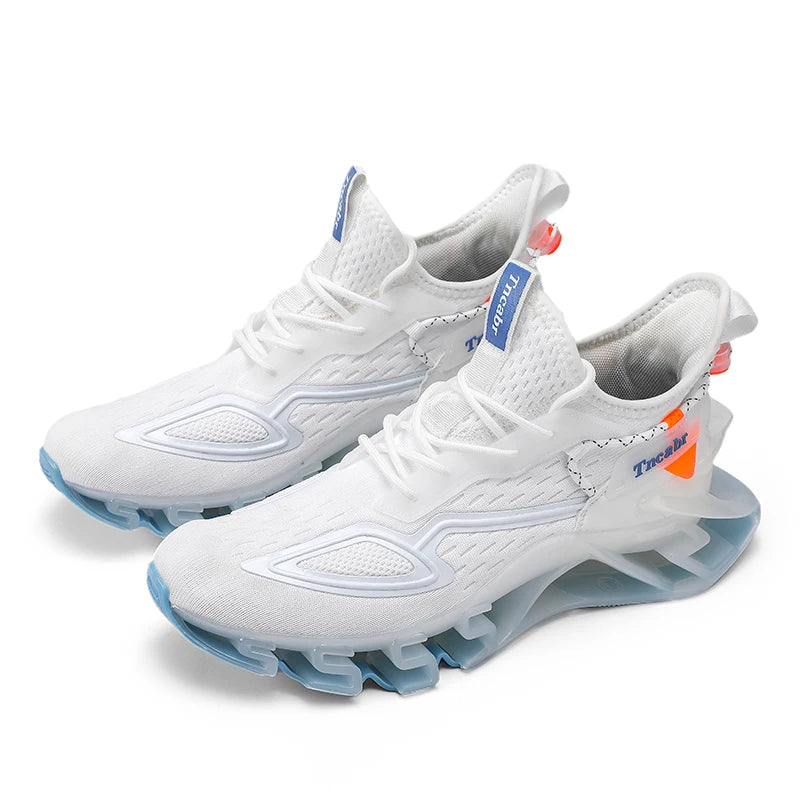 2023 Men's Sports Sneakers with Custom Designer Logo Breathable Mesh Blade Running Shoes for Winter Spring Autumn Fashion