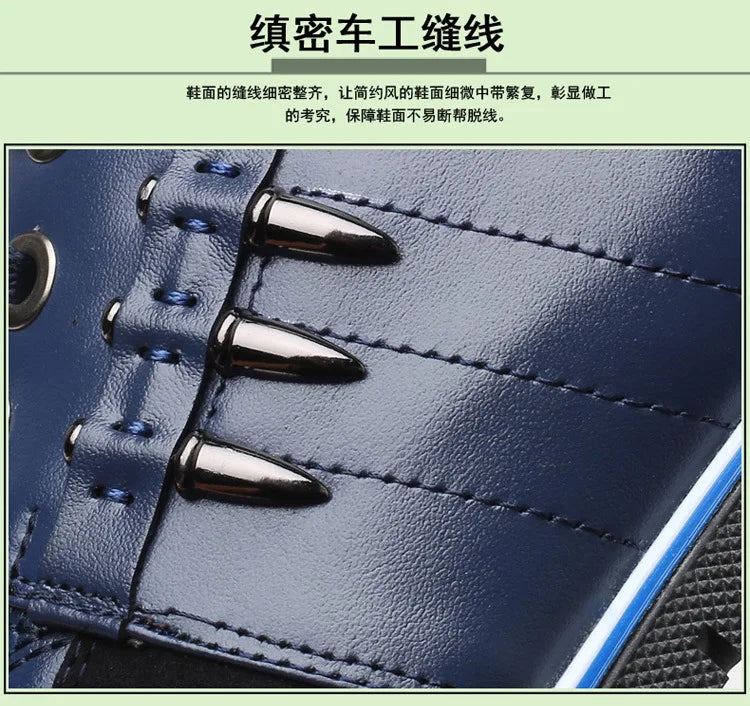 Men Genuine Leather fur Shoes High Quality Elastic Band Fashion Design Solid Tenacity Comfortable Men's Shoes Big Sizes 2021 s34