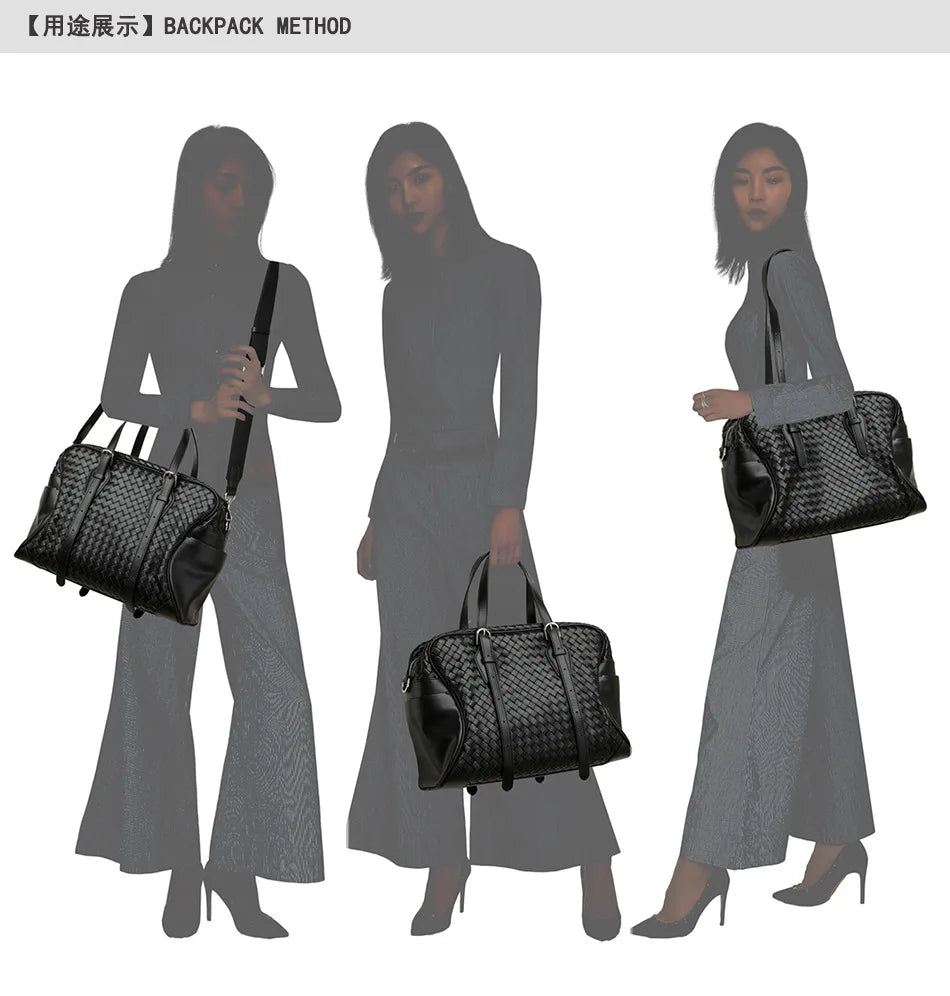 Women Bags Genuine Leather Messenger Crossbody Handbags Large Capacity Tote Shoulder Purses Elegant Daily Office Travel Shopping