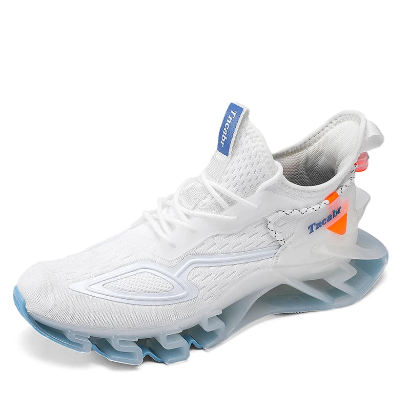 2023 Men's Sports Sneakers with Custom Designer Logo Breathable Mesh Blade Running Shoes for Winter Spring Autumn Fashion