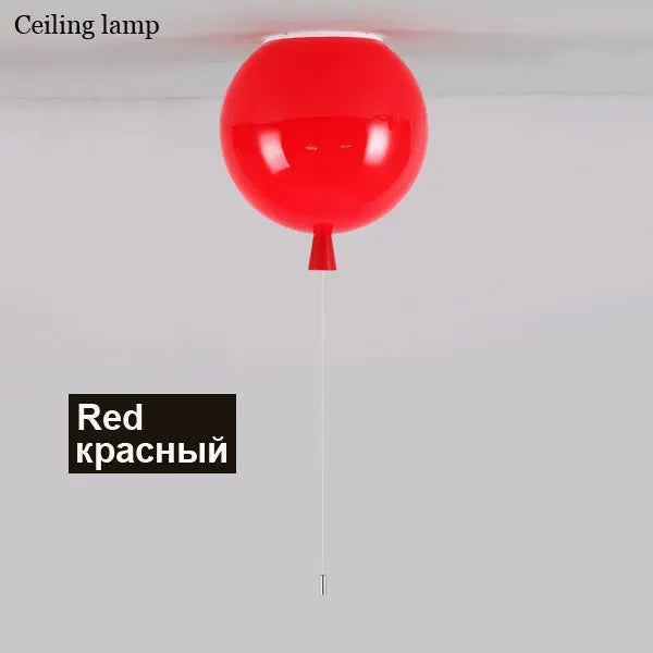 Fashion Balloon Lamps Ceiling Lights Colorful Baby Child Room Lamp Dining Room Bedroom Bedside Aisle Balcony Light Lamparas
