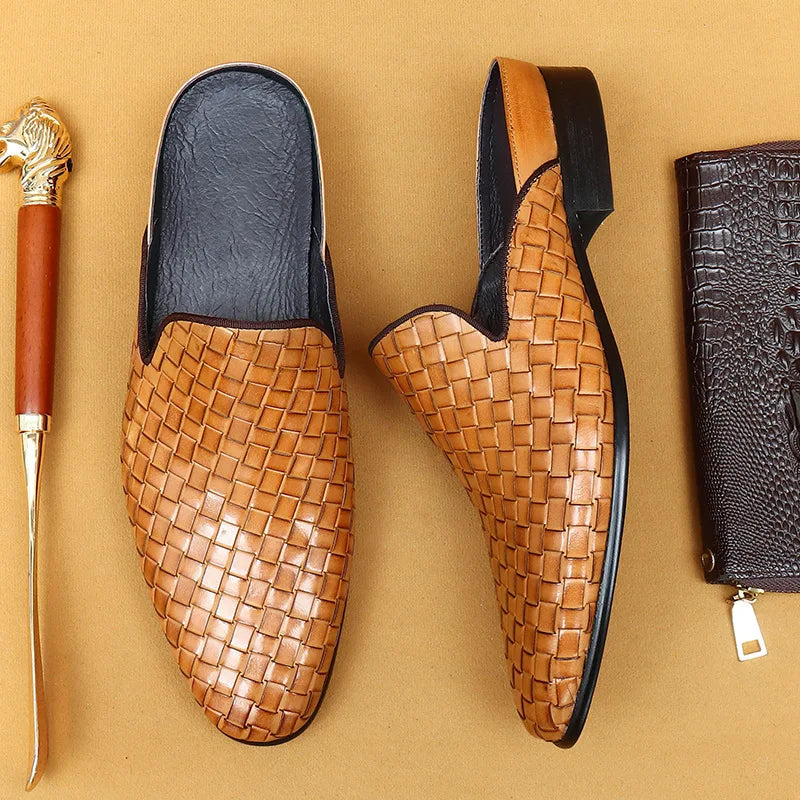 New Loafers Men Shoes slip on Casual Men's Thick-soled Leather Shoes Men's Luxury Shoes Luxury Footwear Accessories Luxury Brand