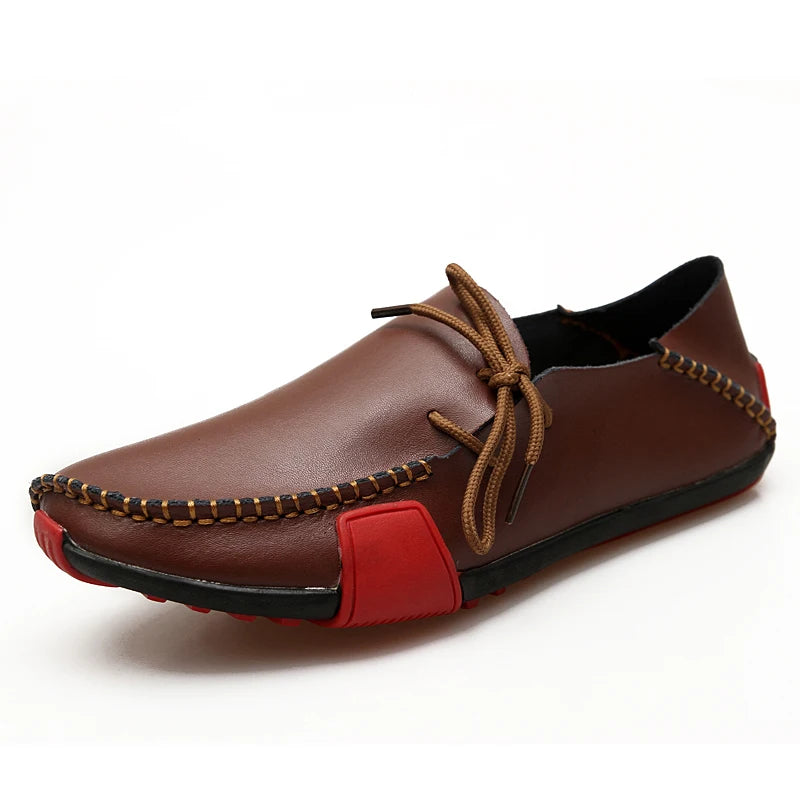 2026 New Arrivals Spring Fashion Genuine Leather Loafer Men's Casual Leisure Wear Dess Shoes Men's Style Italian