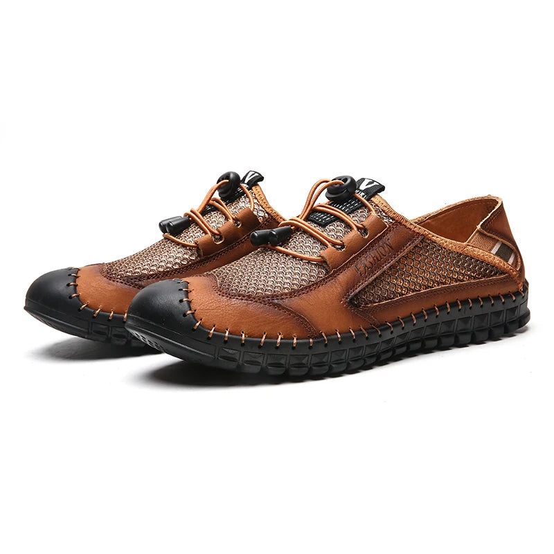 Mesh Breathable Men's Outdoor Hiking Sandals Non-Slip Resistant Insole Walking