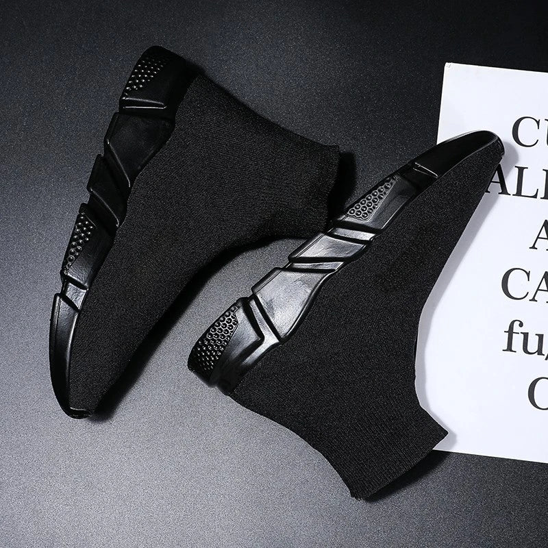 Designer Women Fashion Walking Sneakers Street Style Low High Top Soft Sock Shoes for Men
