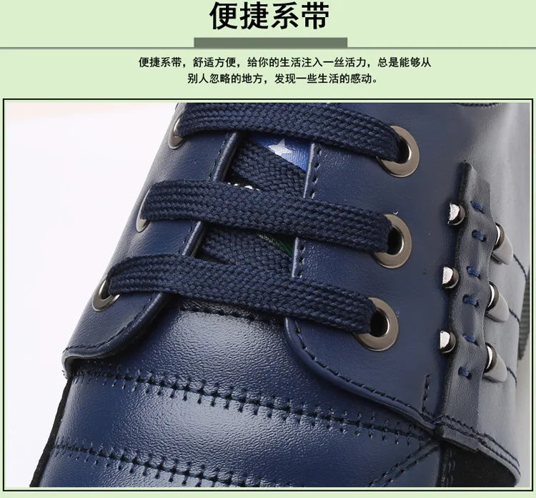 Men Genuine Leather fur Shoes High Quality Elastic Band Fashion Design Solid Tenacity Comfortable Men's Shoes Big Sizes 2021 s34