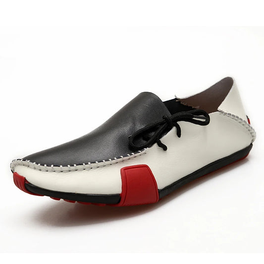 2026  Spring Fashion Genuine Leather Loafer Men's Casual Leisure Wear Dess Shoes Men's Style Italian